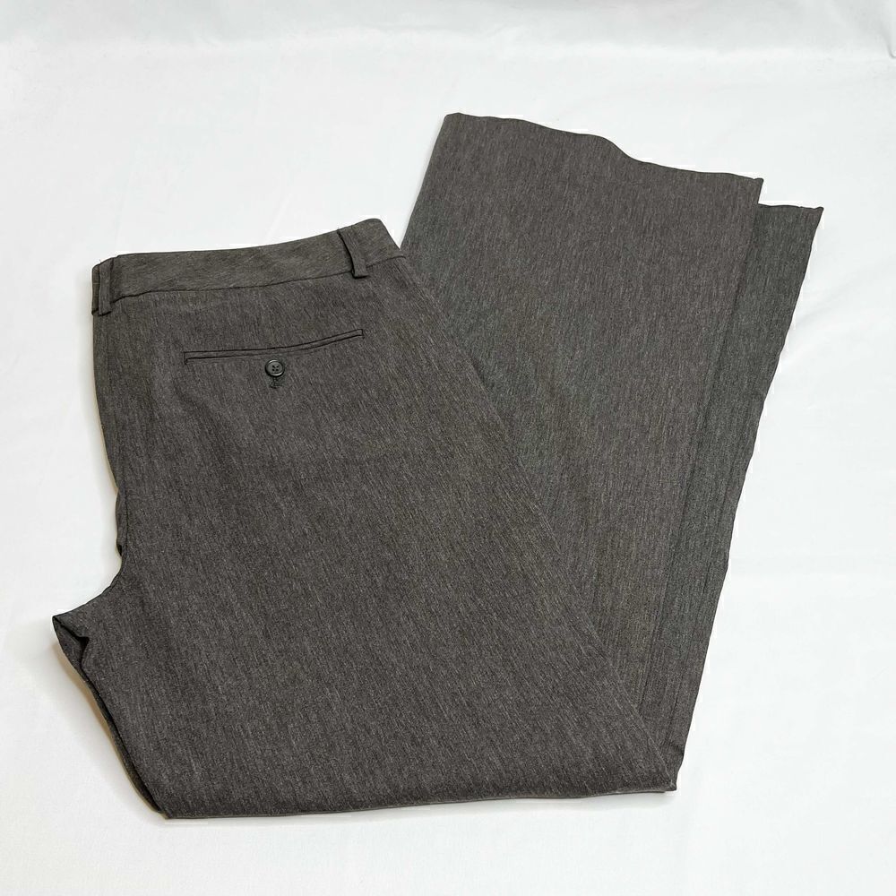 Express Heathered Gray Editor Barely Boot Pants S… - image 8